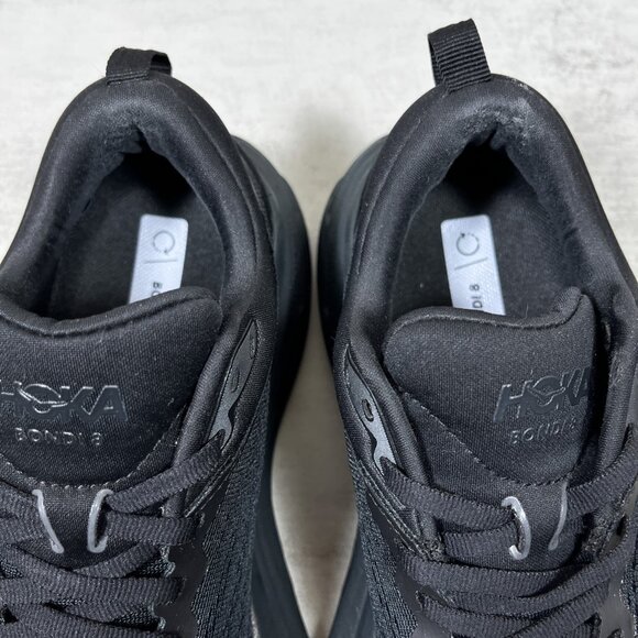 Hoka One One Bondi 8 Running Shoes - Women's Size 6.5 - Black - Picture 8 of 11